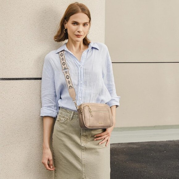 Crossbody Purse for Women Trendy Vegan Leather - Picture 2 of 7